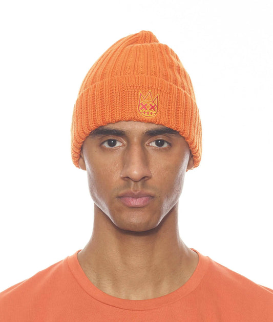 Cult Of Individuality Knit Hat W/tomato And Lemon Chrome - Arabesque - BLVD