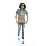 Cult Of Individuality Short Sleeve Crew Neck Tee "Licensed Drug Dealer" In Duck Green - BLVD