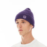 Cult Of Individuality Knit Hat With Clean 2 Tone Shimuchan Logo - Iris