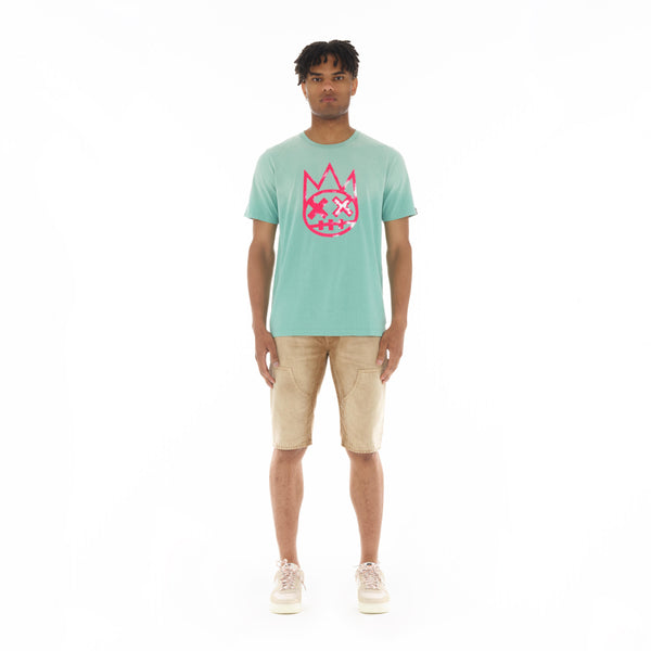 Cult Of Individuality Shimuchan Logo Short Sleeve Crew Neck Tee In Vintage Mint