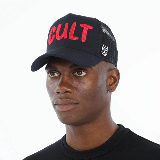 Cult Of Individuality - Cult Chain Logo Hat in Black - BLVD