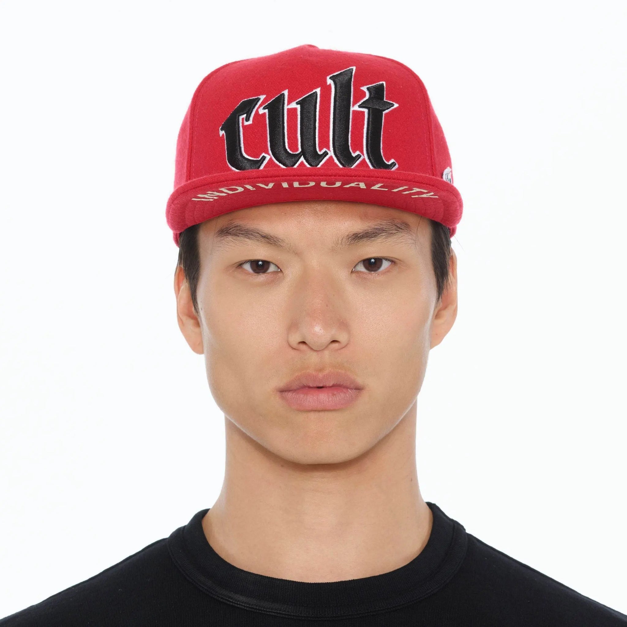 Cult Of Individuality - Old English Cult Logo Hat in High Risk Red - BLVD