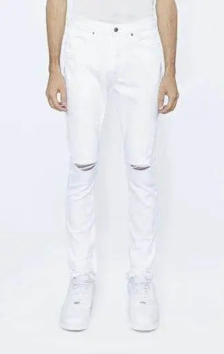 Ksubi Men's - Van Winkle Avalanche Trashed - White - BLVD