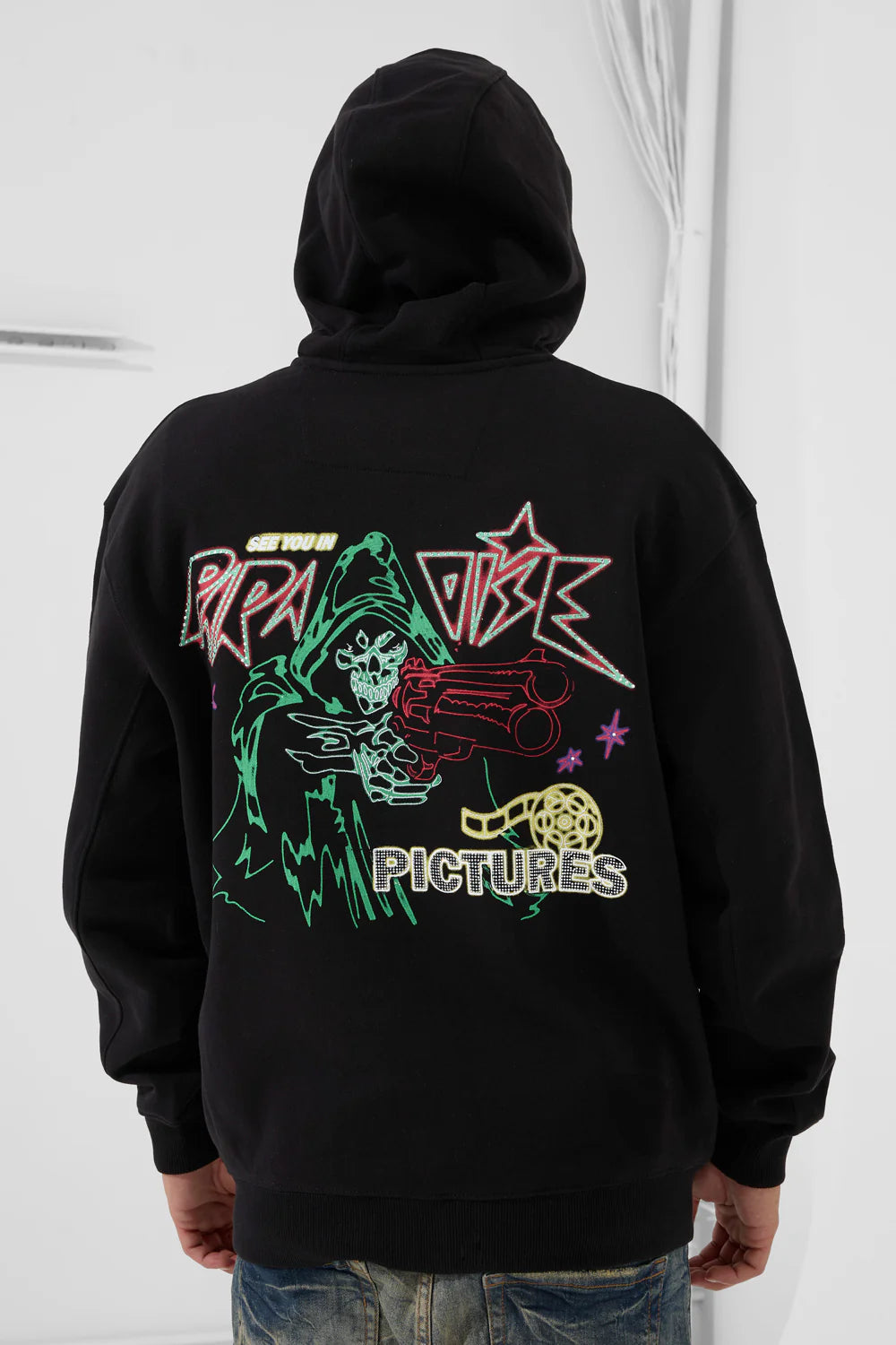 Jordan Craig - Paradise Pictures Zip Up Hoodie - Black Jordan Craig