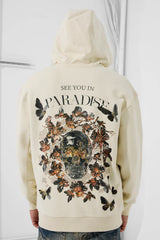 Jordan Craig - Butterfly Effect Zip Up Hoodie - Cream Jordan Craig