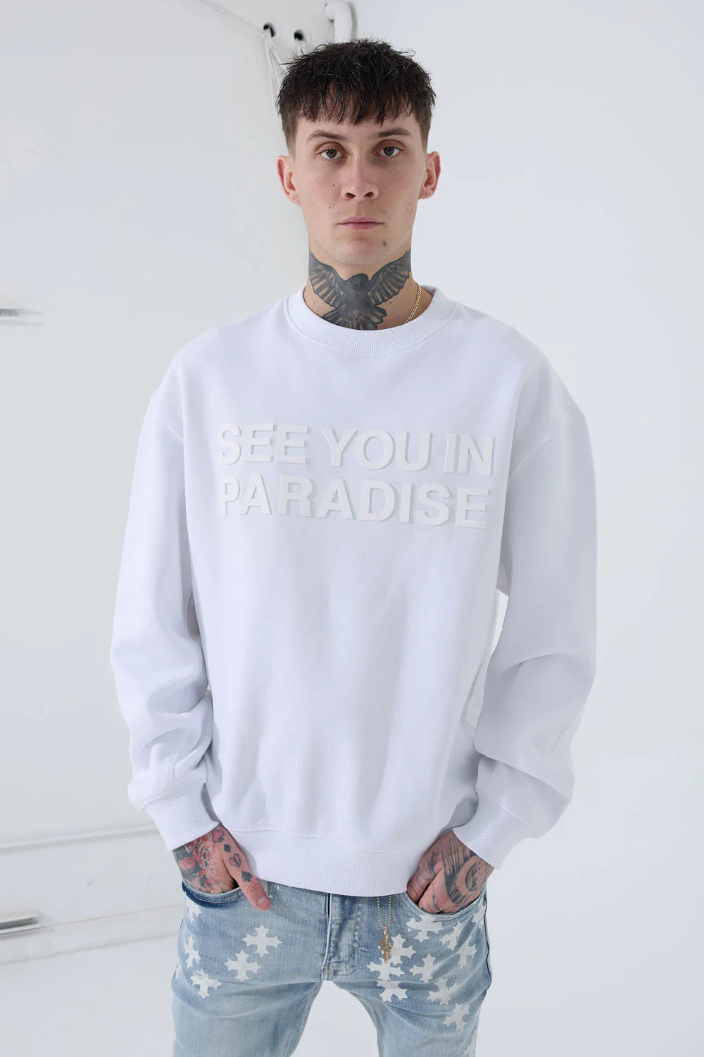Jordan Craig - SYIP Crewneck Sweatshirt - White