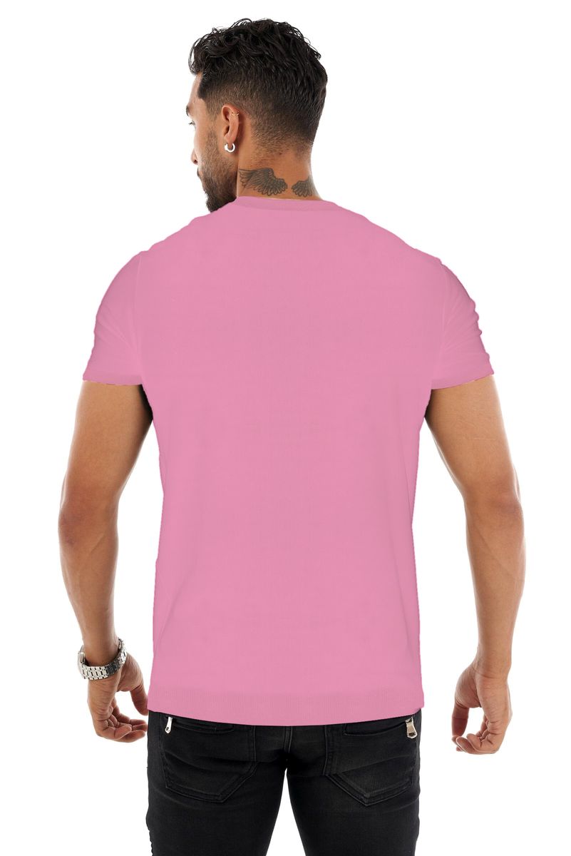 George V - Knitted Tee - Pink George V