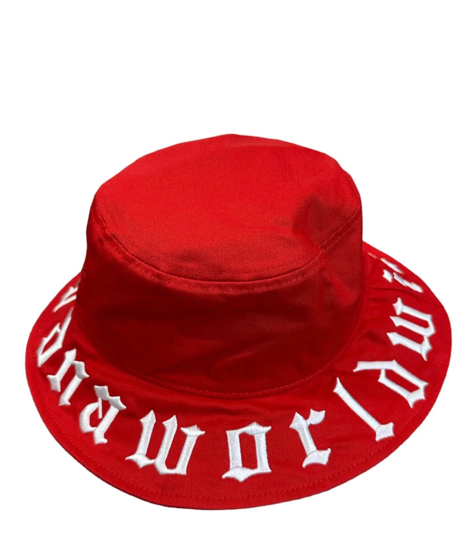 Dna Men Worldwide Bucket Hat - ( Red / White ) - BLVD
