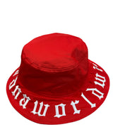 Dna Men Worldwide Bucket Hat - ( Red / White )