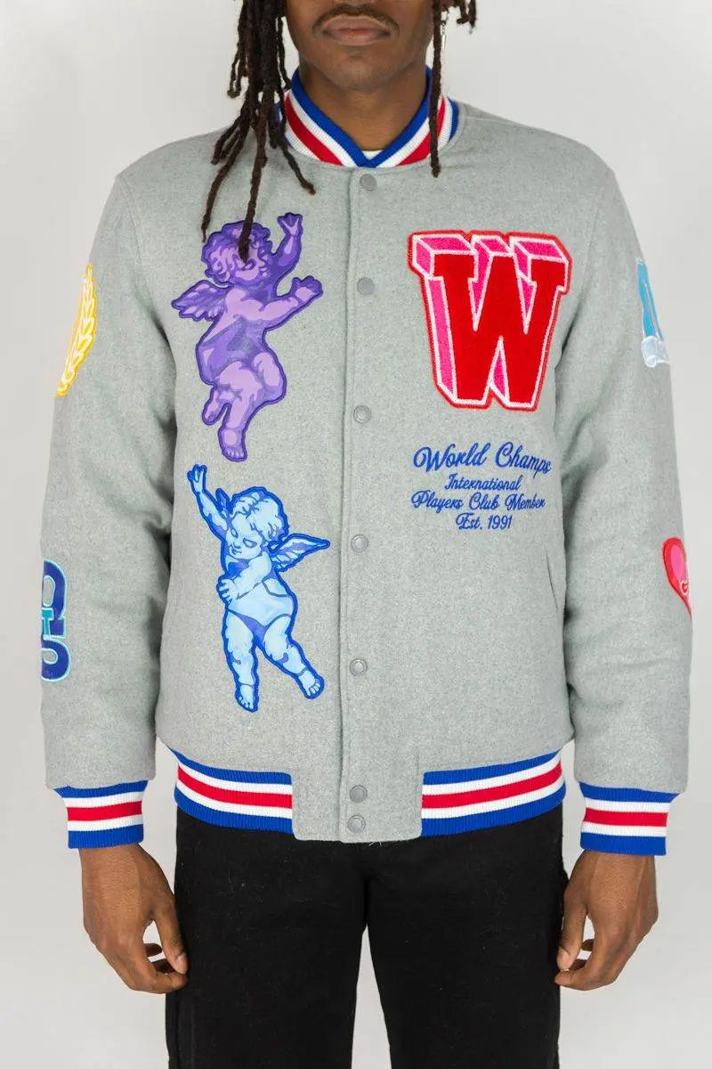RM Angels Melton Jacket - Heather Grey - BLVD