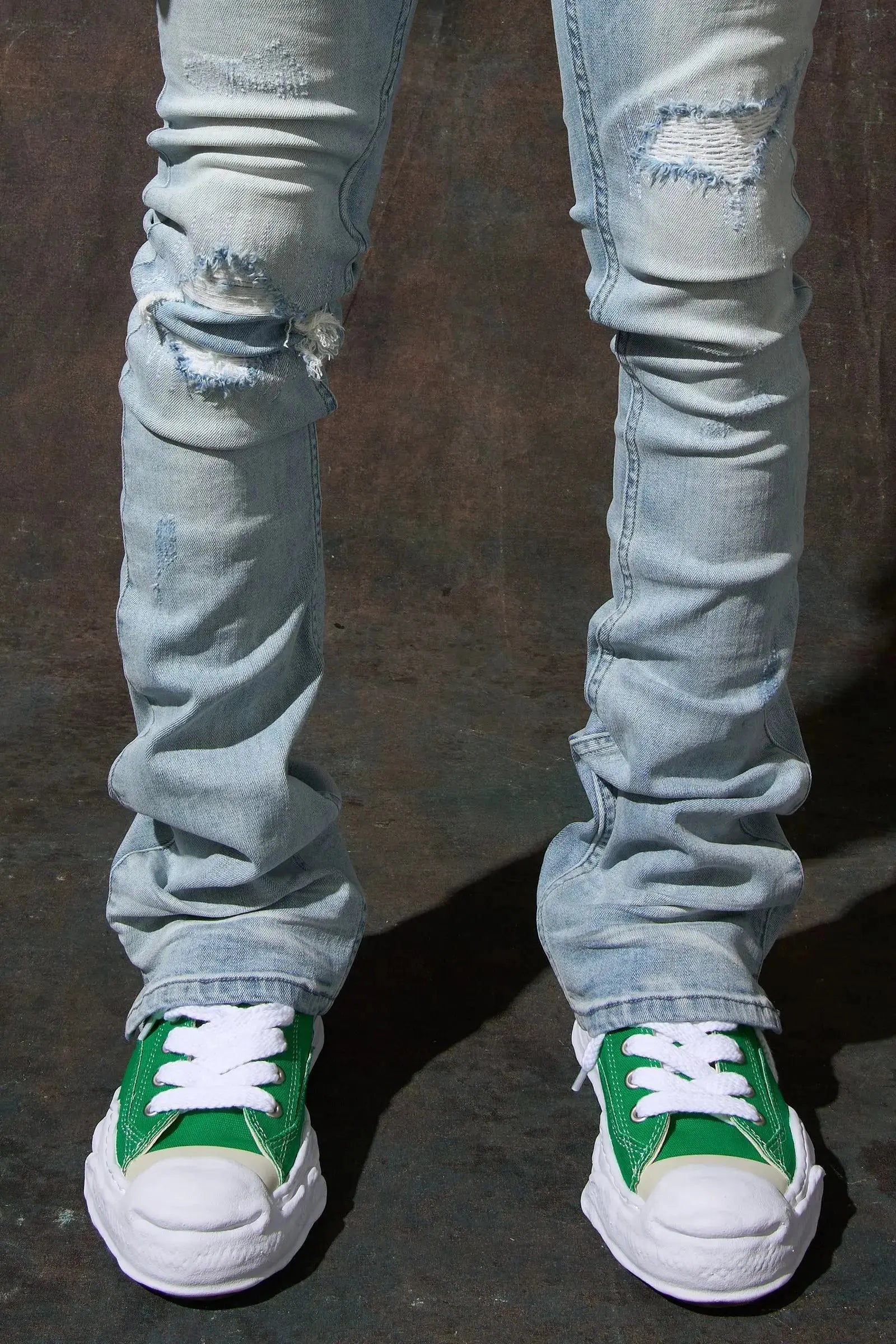 Serenede "Sky'' Stacked Jeans - Blue - BLVD