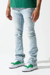 Serenede "Sky'' Stacked Jeans - Blue - BLVD