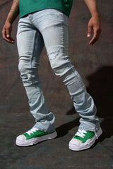 Serenede "AZUL" Stacked Jeans - Sky Blue - BLVD