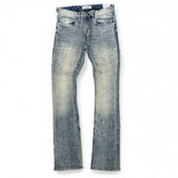 Liquid Crystal - Men Crystal Stacked Jeans - Iced Lager JTF2333 Liquid Crystal