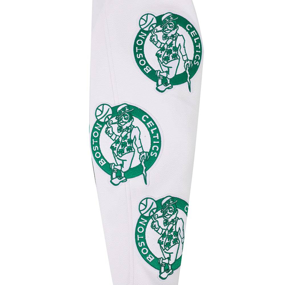 Pro Standard - NBA Boston Celtics All Pro Men's Varsity Jacket - Kelly Green/ White
