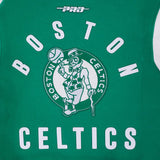 Pro Standard - NBA Boston Celtics All Pro Men's Varsity Jacket - Kelly Green/ White