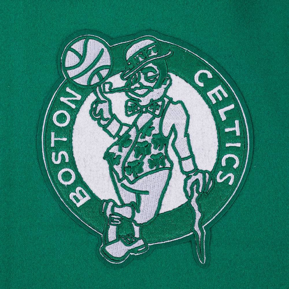 Pro Standard - NBA Boston Celtics All Pro Men's Varsity Jacket - Kelly Green/ White