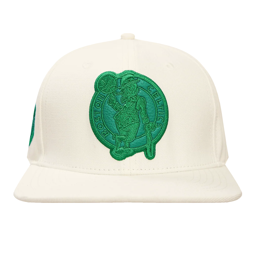 Pro Standard - NBA Boston Celtics Triple Tonal Wool Snapback Hat - Eggshell Green
