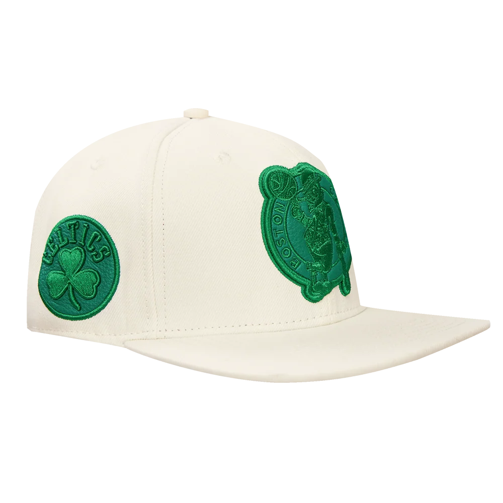 Pro Standard - NBA Boston Celtics Triple Tonal Wool Snapback Hat - Eggshell Green