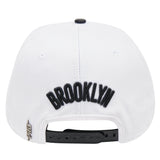 Pro Standard - Brooklyn Nets Logo Snapback Hat - White / Black - BLVD