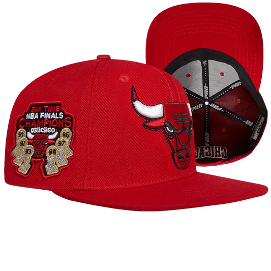 Pro Standard - Chicago Bulls Classic Logo Unisex Snapback Hat - Red - BLVD