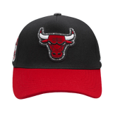 Pro Standard - Nba Chicago Bulls Diy Pick Stitch Pinch Front Snapback Hat - Black / Red - BLVD