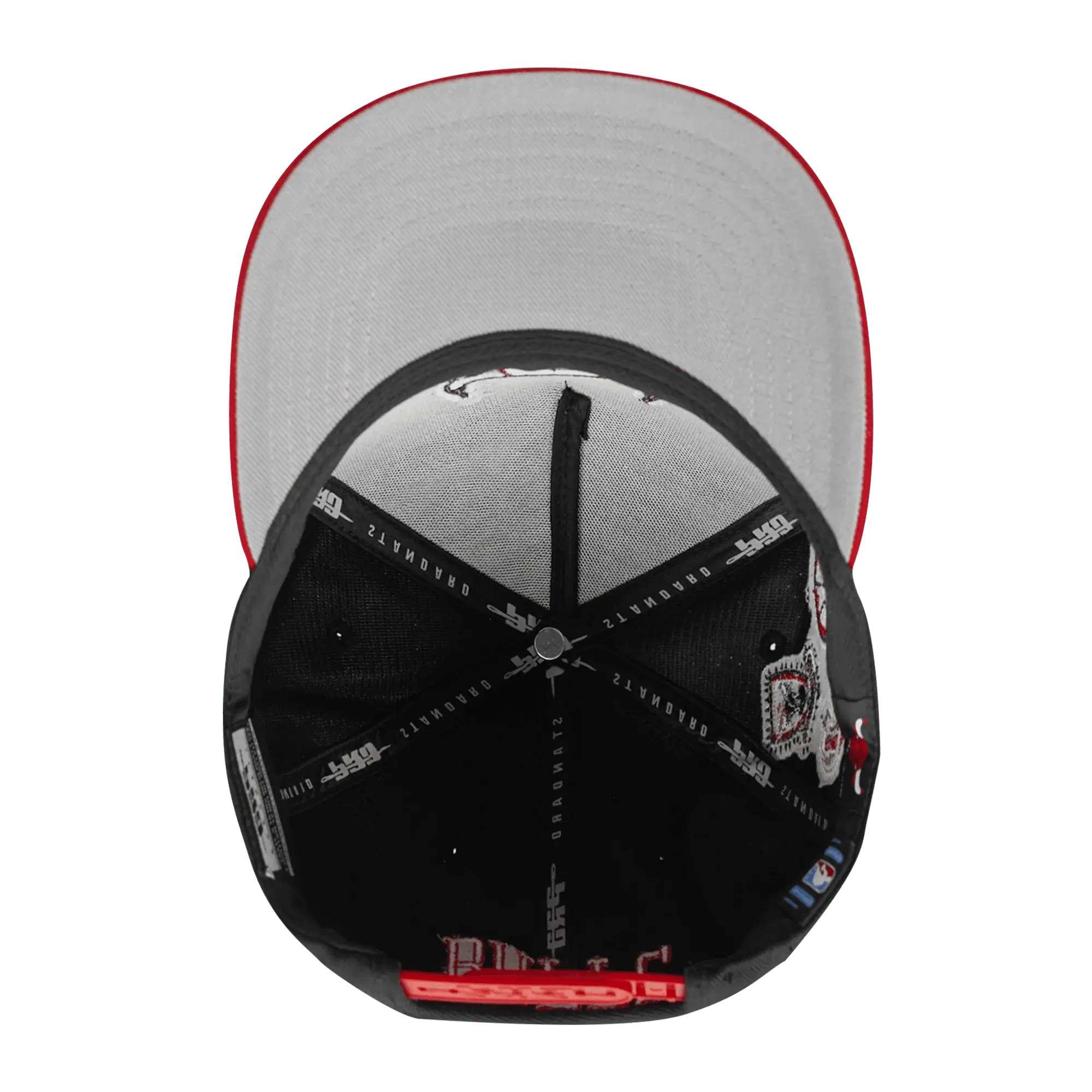 Pro Standard - Nba Chicago Bulls Diy Pick Stitch Pinch Front Snapback Hat - Black / Red - BLVD