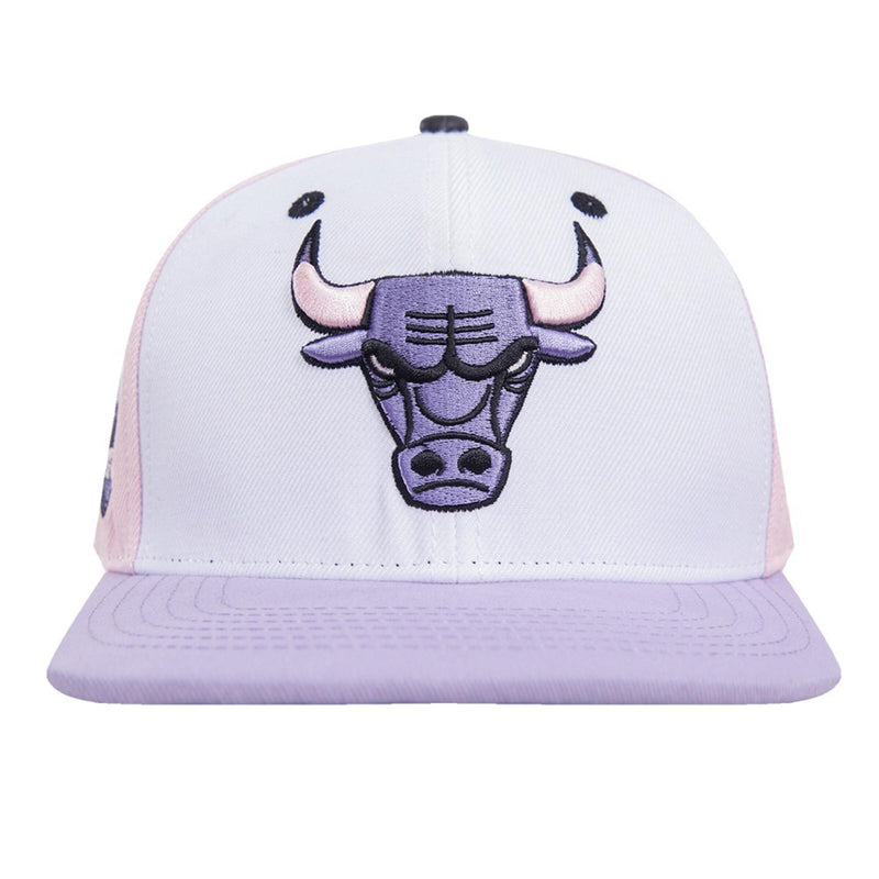 Pro Standard - Chicago Bulls 2 Tone Wool Snapback Hat - Purple / Pink