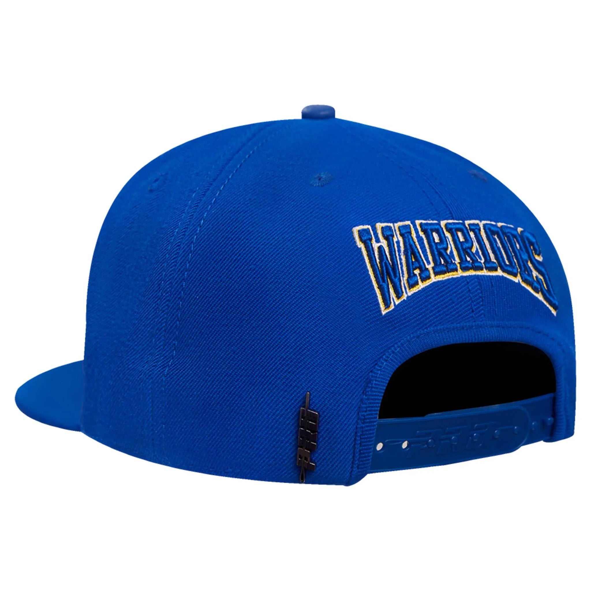 Pro Standard - Golden State Warriors Crest Emblem Wool Snapback Hat - Royal Blue Yellow - BLVD