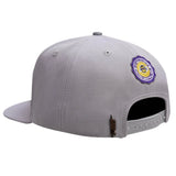 Pro Standard - Los Angeles Lakers Crest Emblem Snapback Hat - Gray / Purple - BLVD