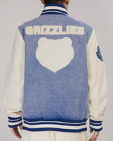 Pro Standard Memphis Grizzlies Varsity Blues Denim Varsity Jacket - Denim / Linen - BLVD