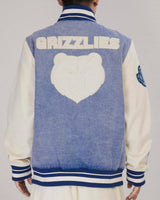 Pro Standard Memphis Grizzlies Varsity Blues Denim Varsity Jacket -  Denim / Linen