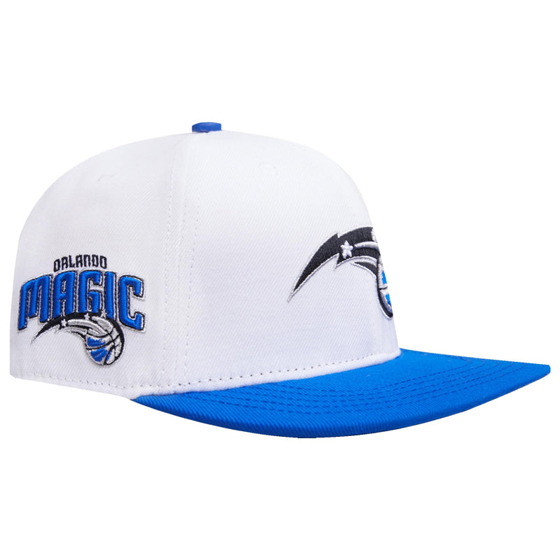 Pro Standard - Orlando Magic Classic Chenille Wool Snapback Hat - White / Blue