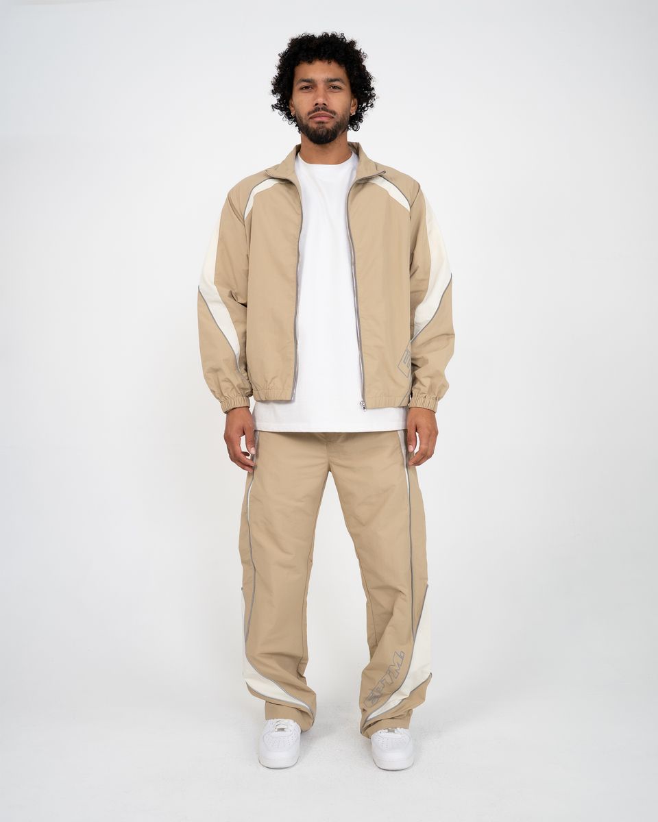 Eptm - Men's Nylon Brumo Jacket & Pants Set - Khaki