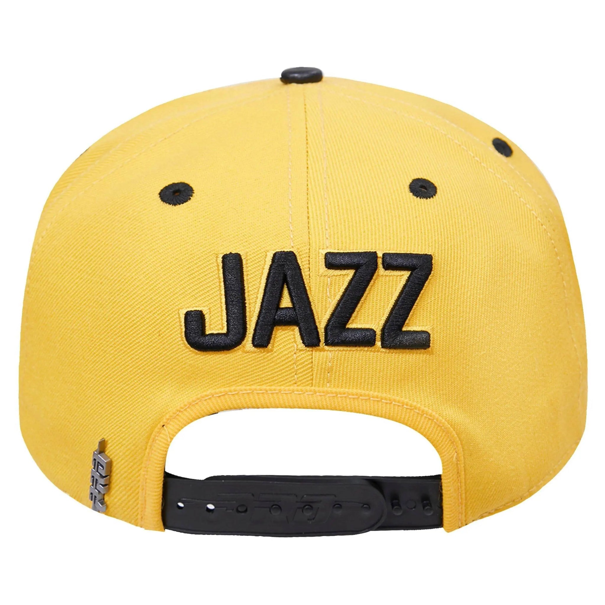 Pro Standard - Utah Jazz Retro Classic Primary Logo Wool Snapback Hat - Yellow / Black - BLVD