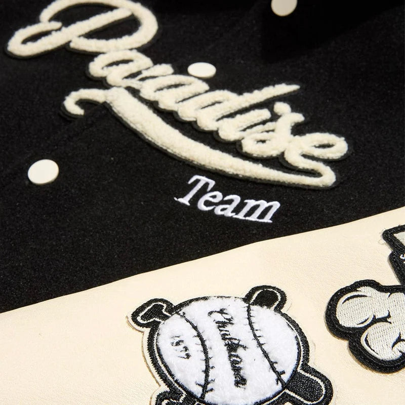 Jordan Craig Kids Paradise Team Varsity Jacket - Black Jordan Craig