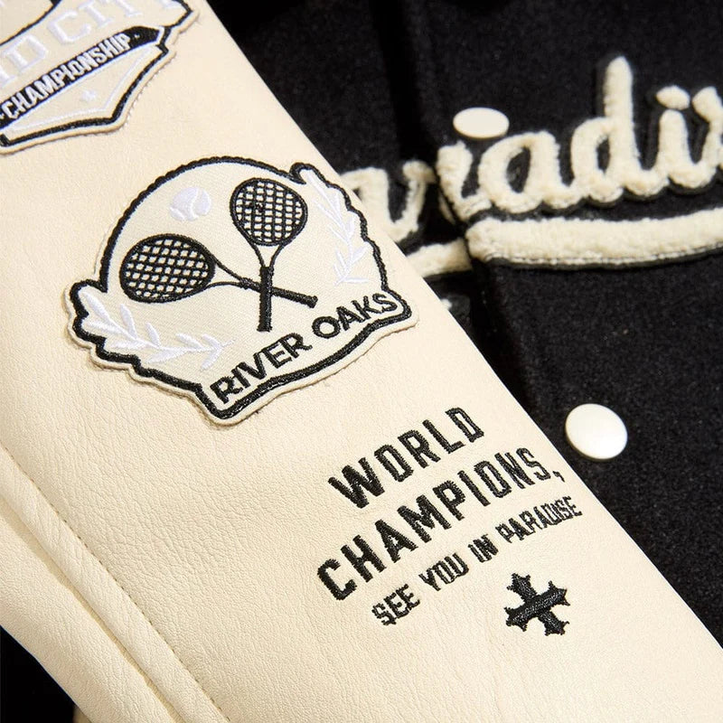 Jordan Craig Kids Paradise Team Varsity Jacket - Black Jordan Craig