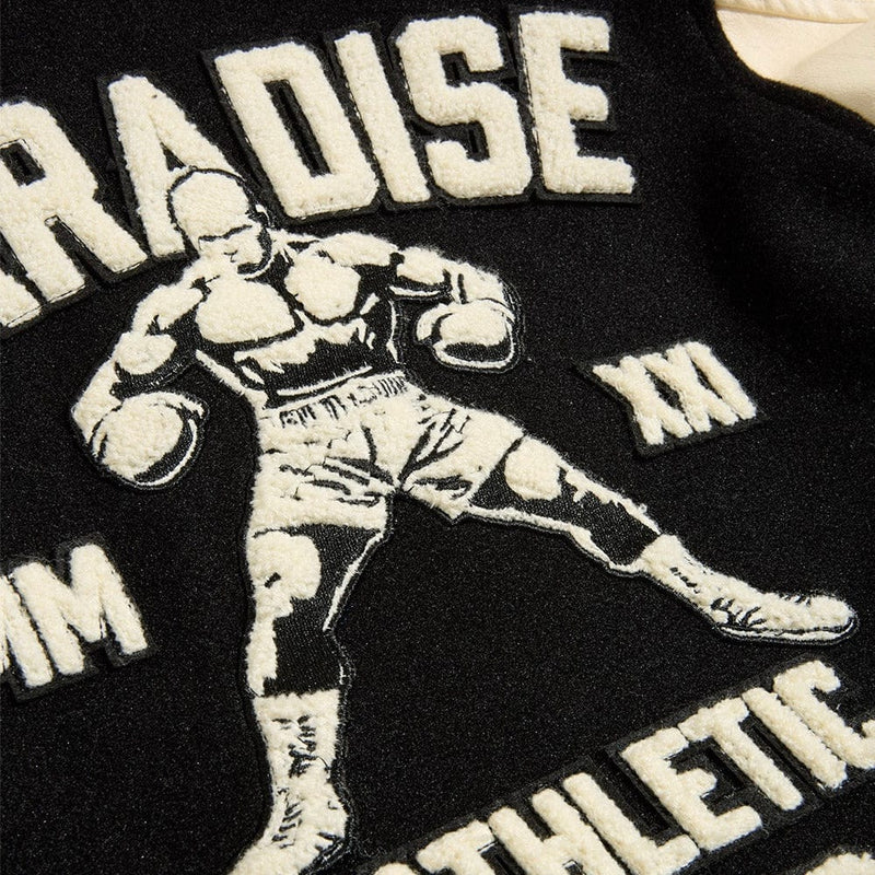Jordan Craig Kids Paradise Team Varsity Jacket - Black Jordan Craig