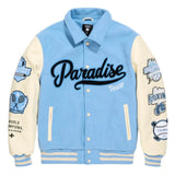 Jordan Craig Kids Paradise Team Varsity Jacket -  Sky Blue Jordan Craig
