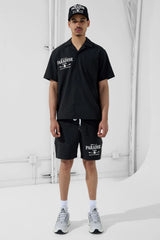 Jordan Craig - Men's Paradise Club S/S Shirt & Shorts Set - Black