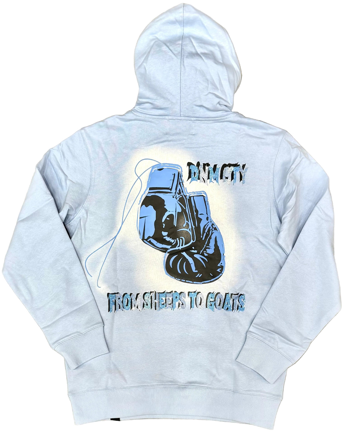 Denim City - From Sheep To Goat Stone Hoodie - Baby Blue