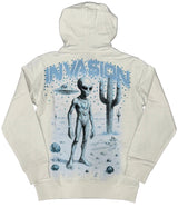 Denim City - Invasion Stone Hoodie - White Baby Blue