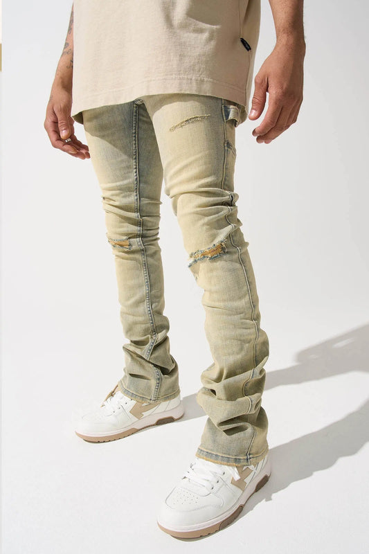Serenede ''Cedar'' Stacked Jeans - Earth - BLVD