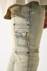 Serenede ''Cedar''  Stacked Jeans - Earth
