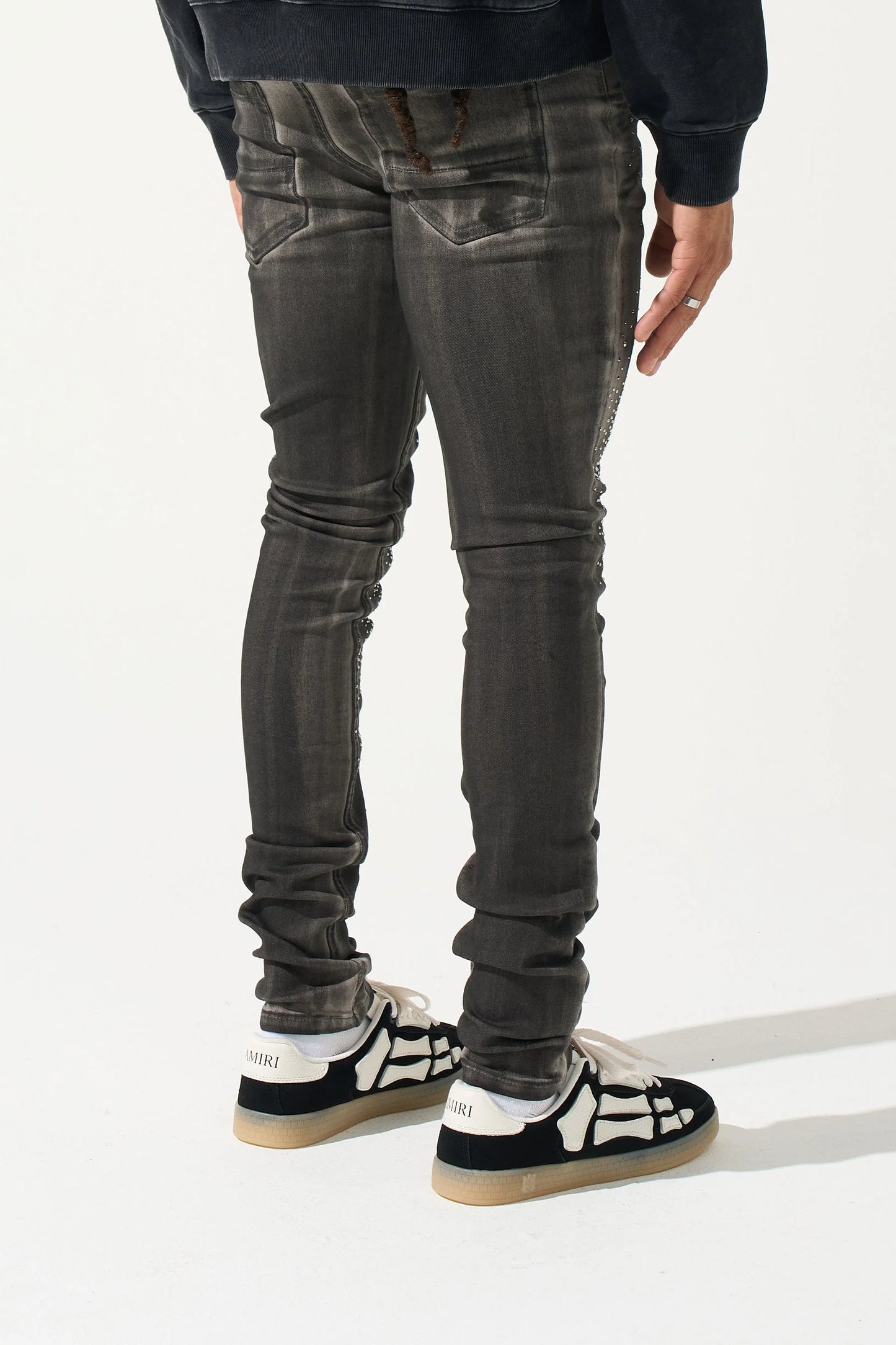 Serenede COSMOS Jeans - Light grey W Stones Serenede