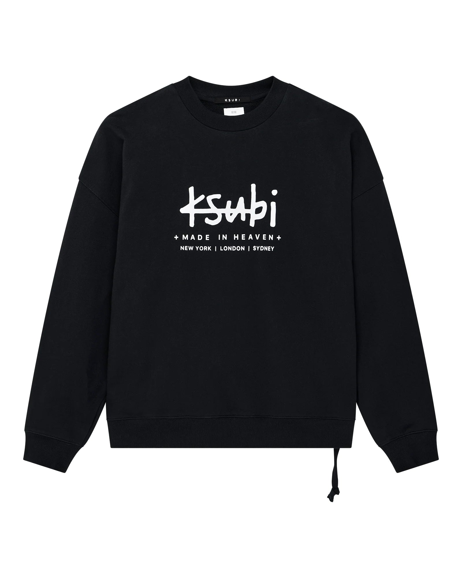 Ksubi - Plated Ekcess Crewneck - Jet Black KSUBI