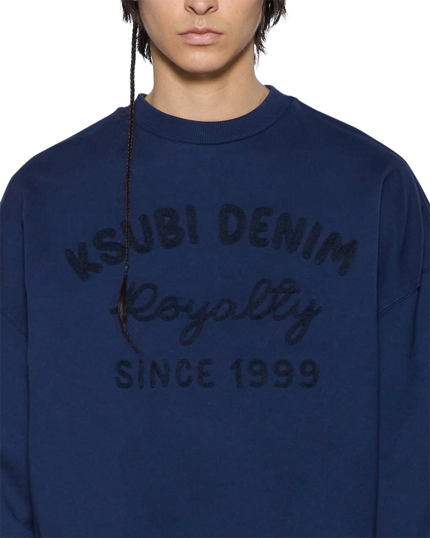 Ksubi - Mekanik Crewneck - Ink Blue KSUBI