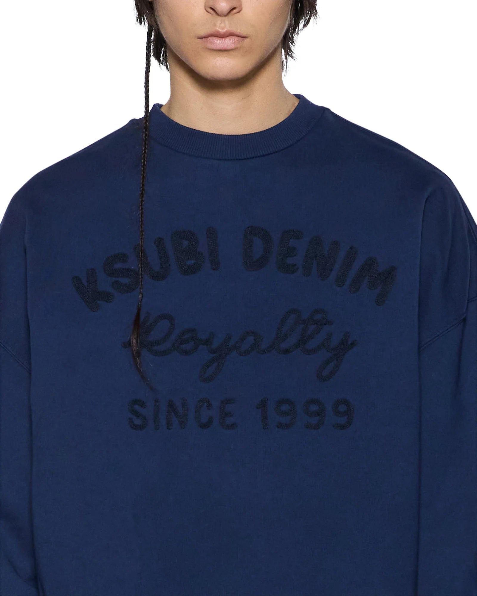 Ksubi - Mekanik Crewneck - Ink Blue KSUBI