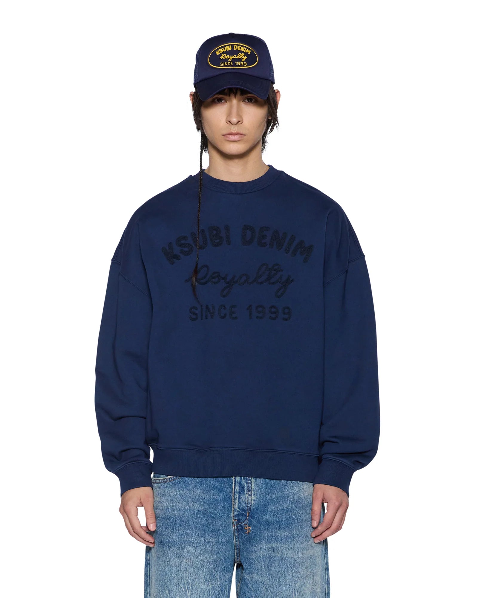 Ksubi - Mekanik Crewneck - Ink Blue KSUBI