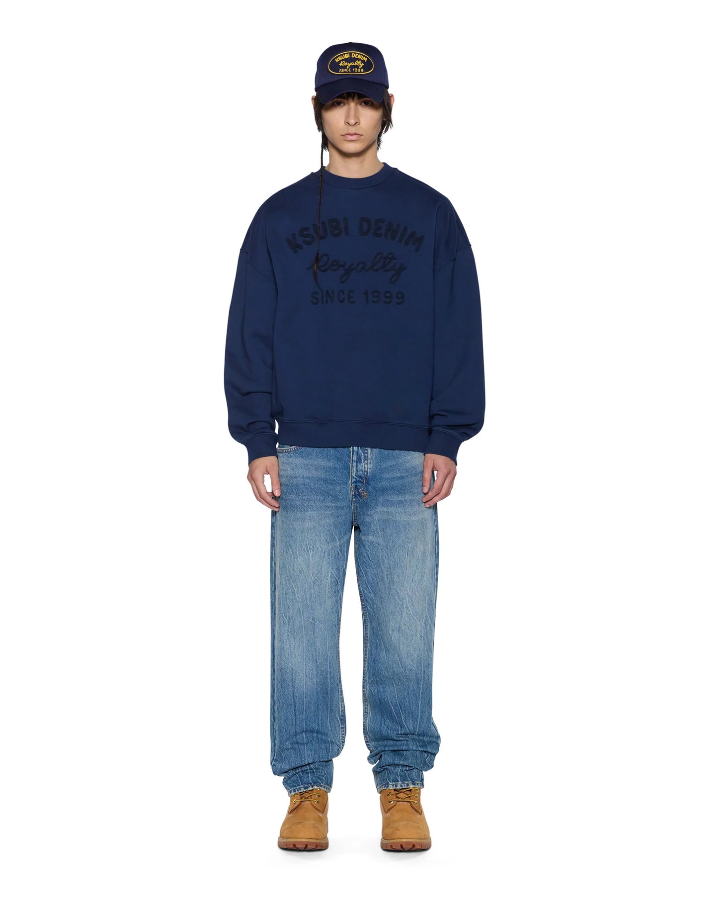 Ksubi - Mekanik Crewneck - Ink Blue KSUBI
